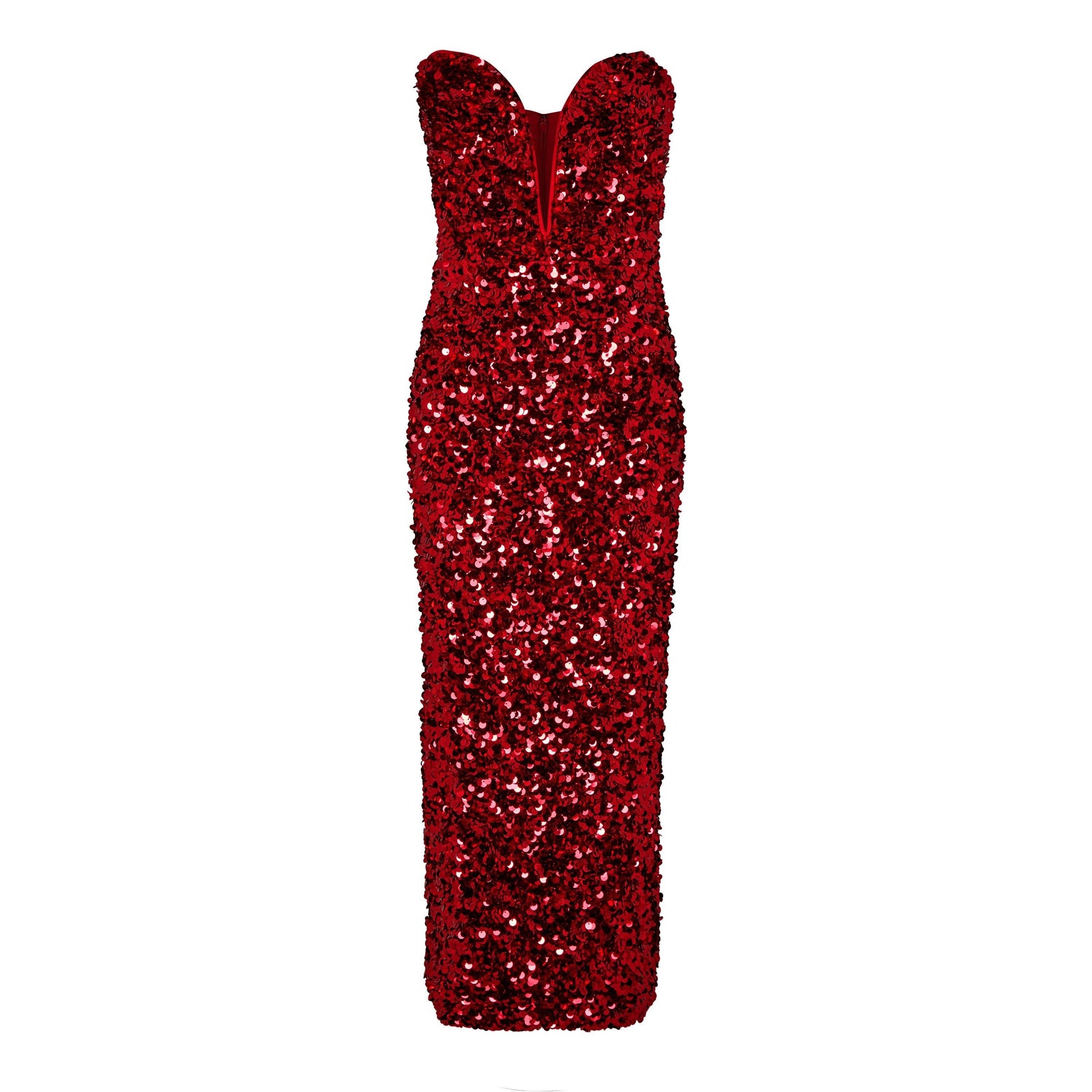 3d Sequin Midi Dress