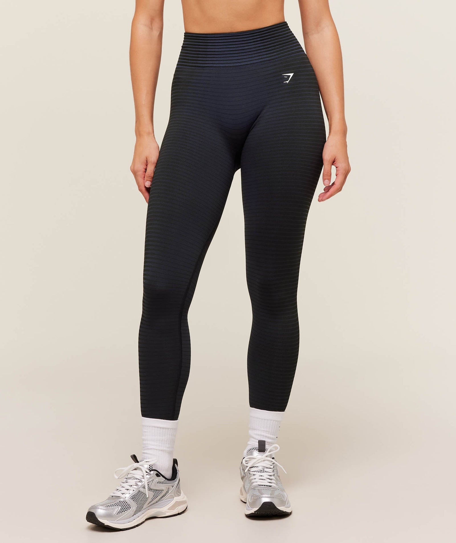 Gymshark Sport Seamless Leggings - Heavy Blue/Black