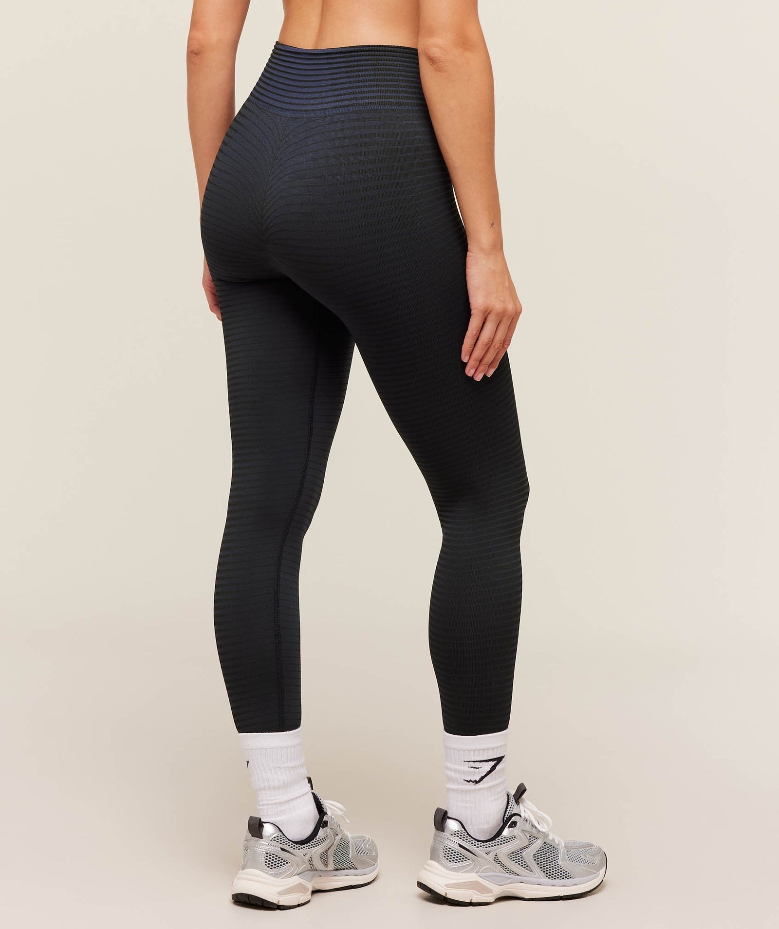 Gymshark Sport Seamless Leggings - Heavy Blue/Black