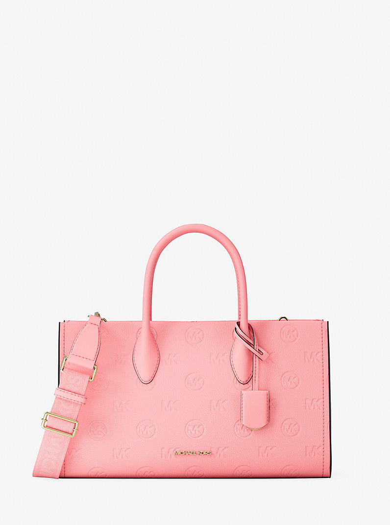 Mirella Medium Logo Debossed Satchel