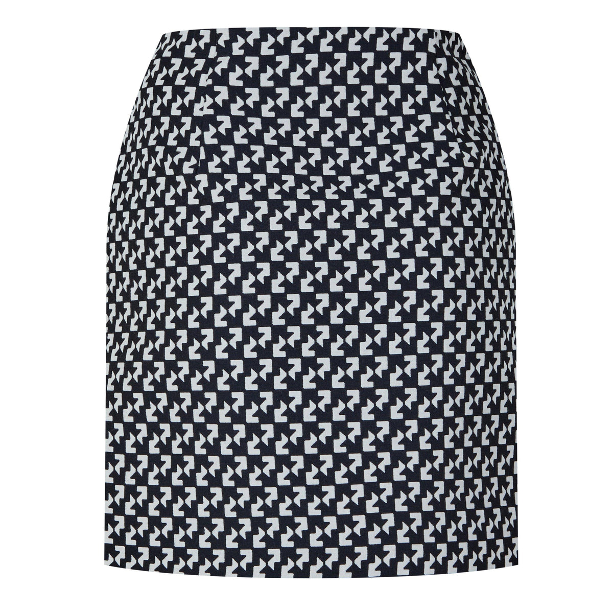 Abstract Wrap Skirt