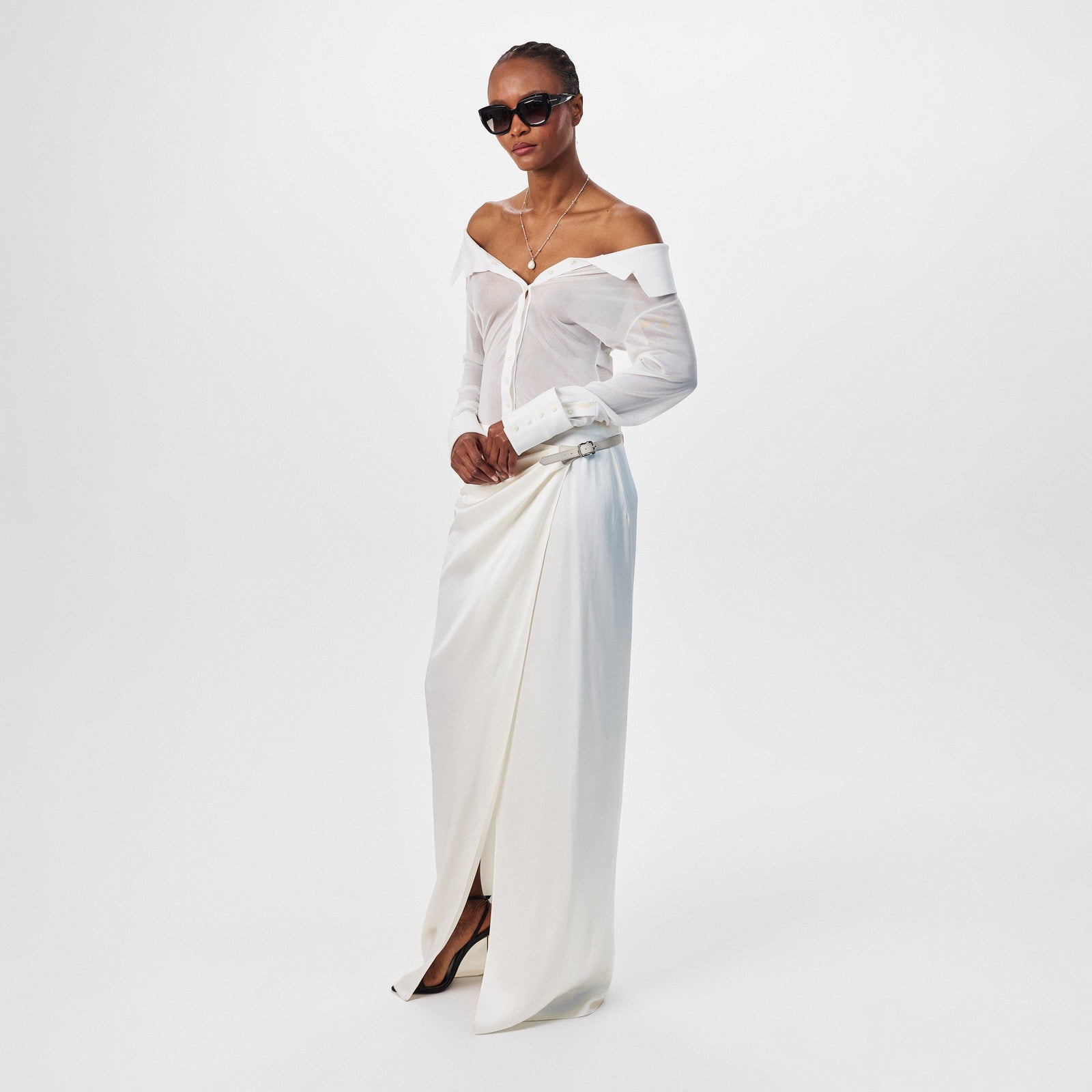 Silk Maxi Skirt