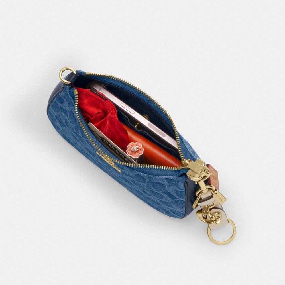 Teri Mini Crossbody Bag In Signature Denim