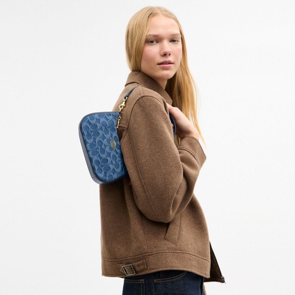 Teri Mini Crossbody Bag In Signature Denim
