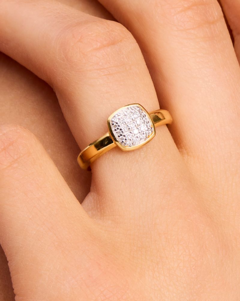 Kate Spade Fine Time To Shine Pavé Diamond Ring