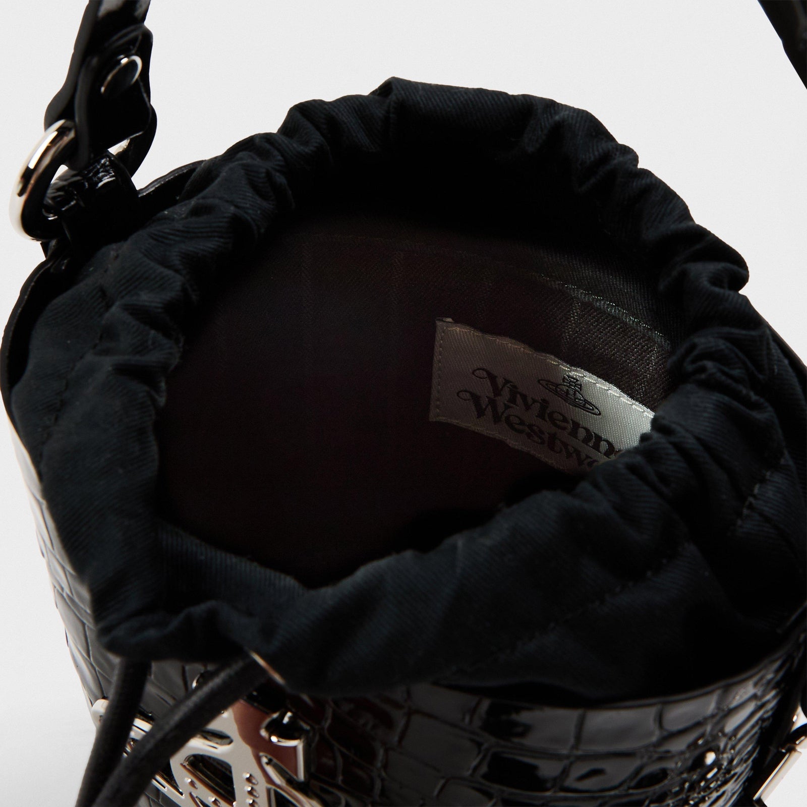 Viv Daisy Croc Bucket Bag