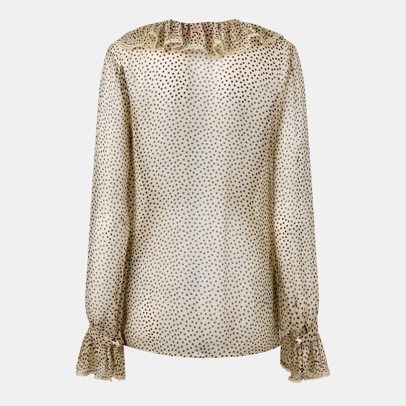 Val Long Sleeve Chiffon Blouse
