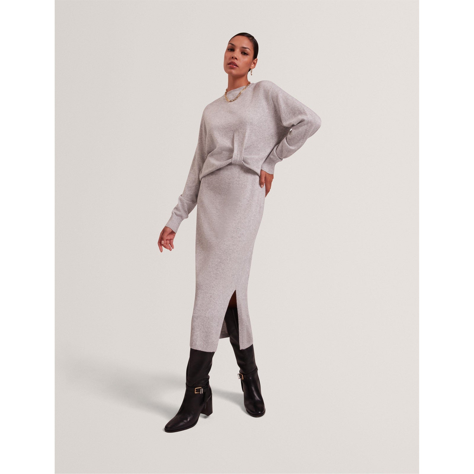 Midi Knitted Jumper Dress