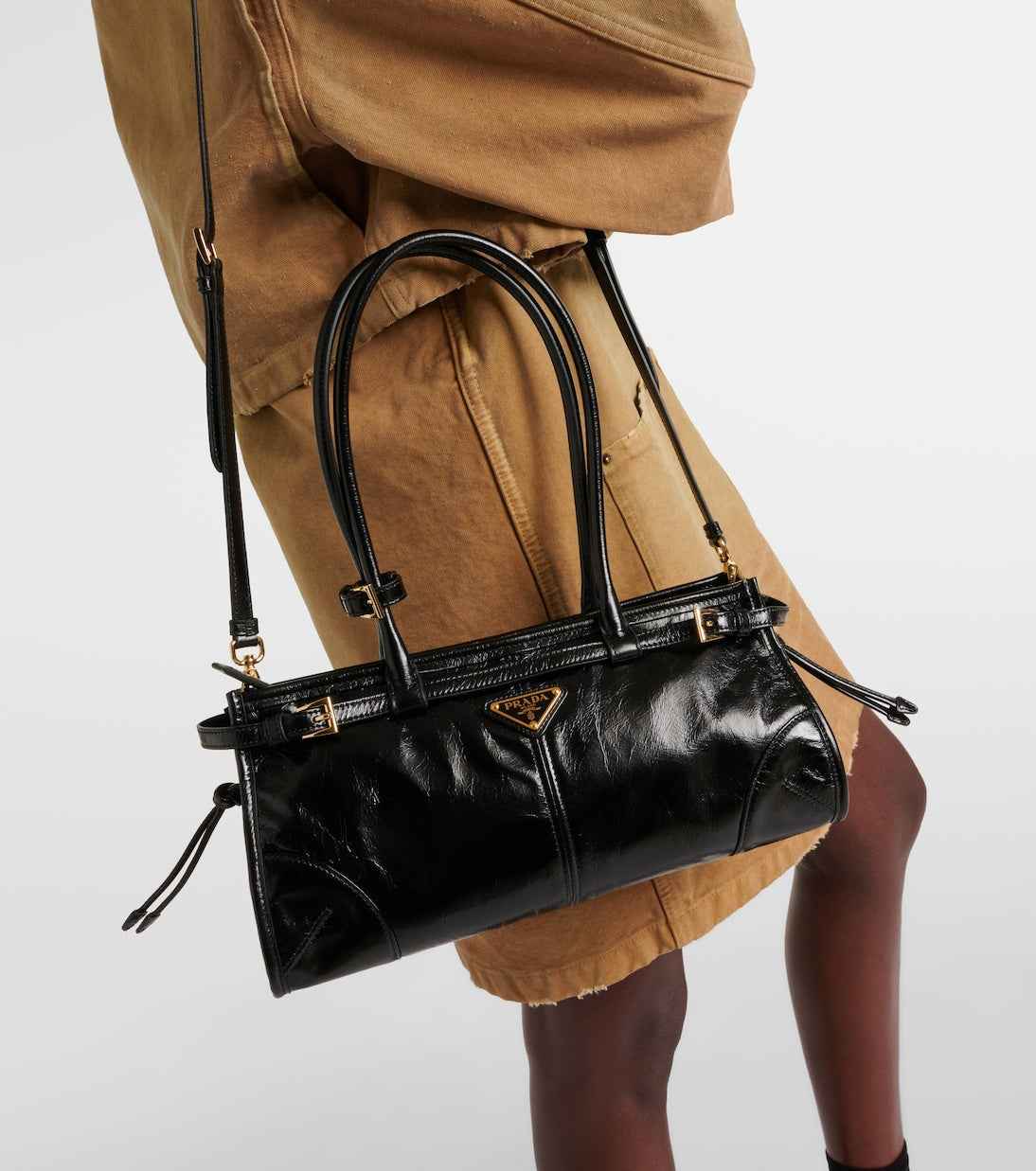Prada Bonnie Medium leather shoulder bag