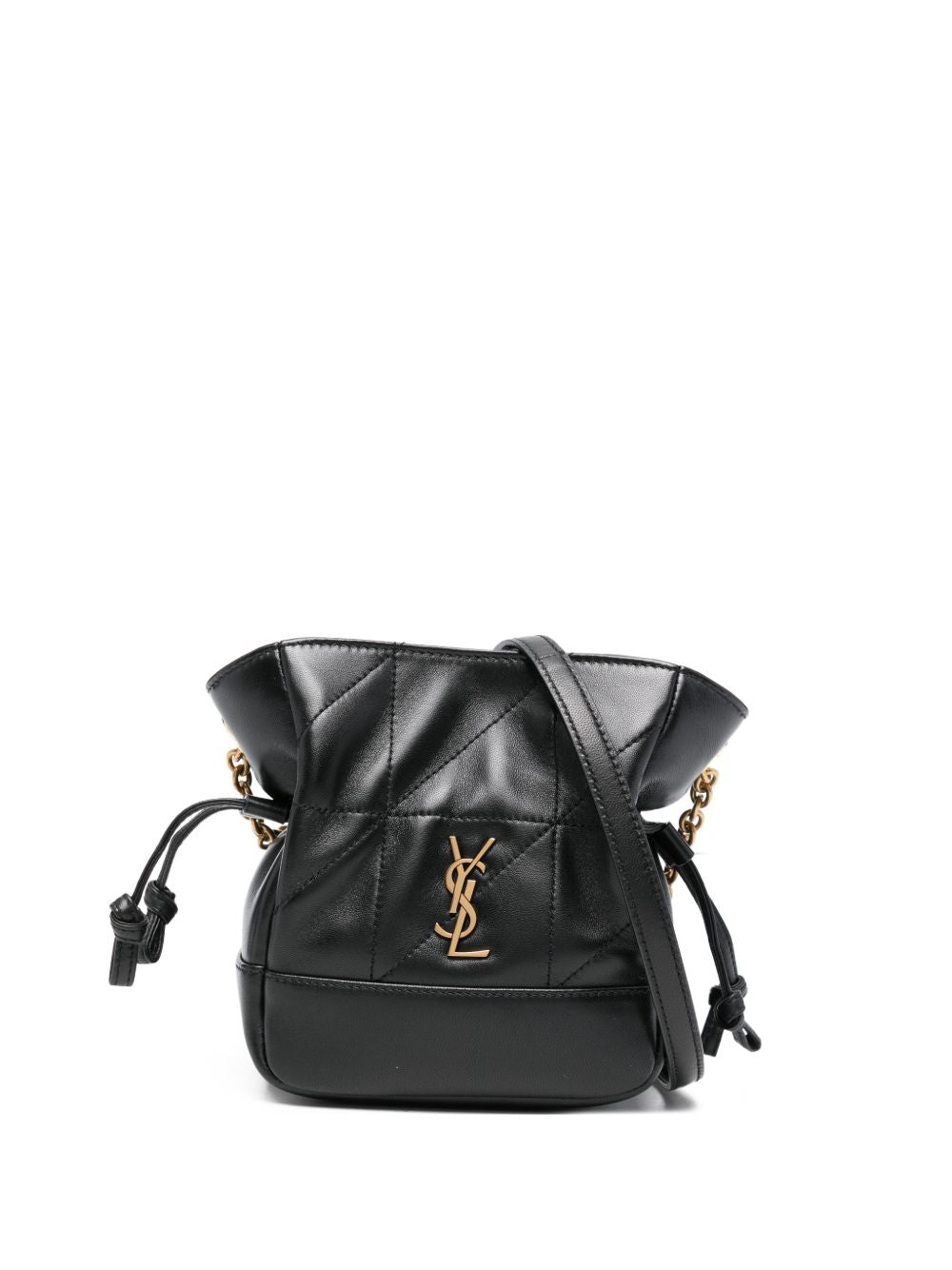 Saint Laurent Mini Jamie Quilted Logo Shoulder Bag