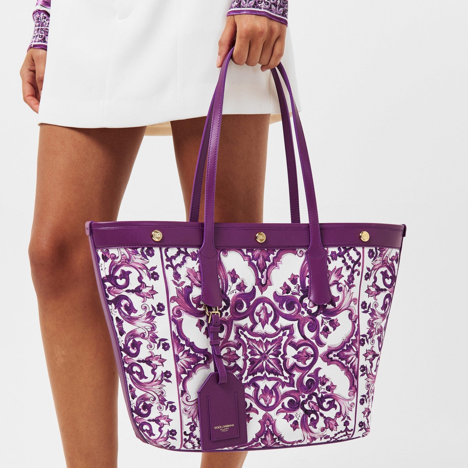 Maiolica Canvas Tote Bag