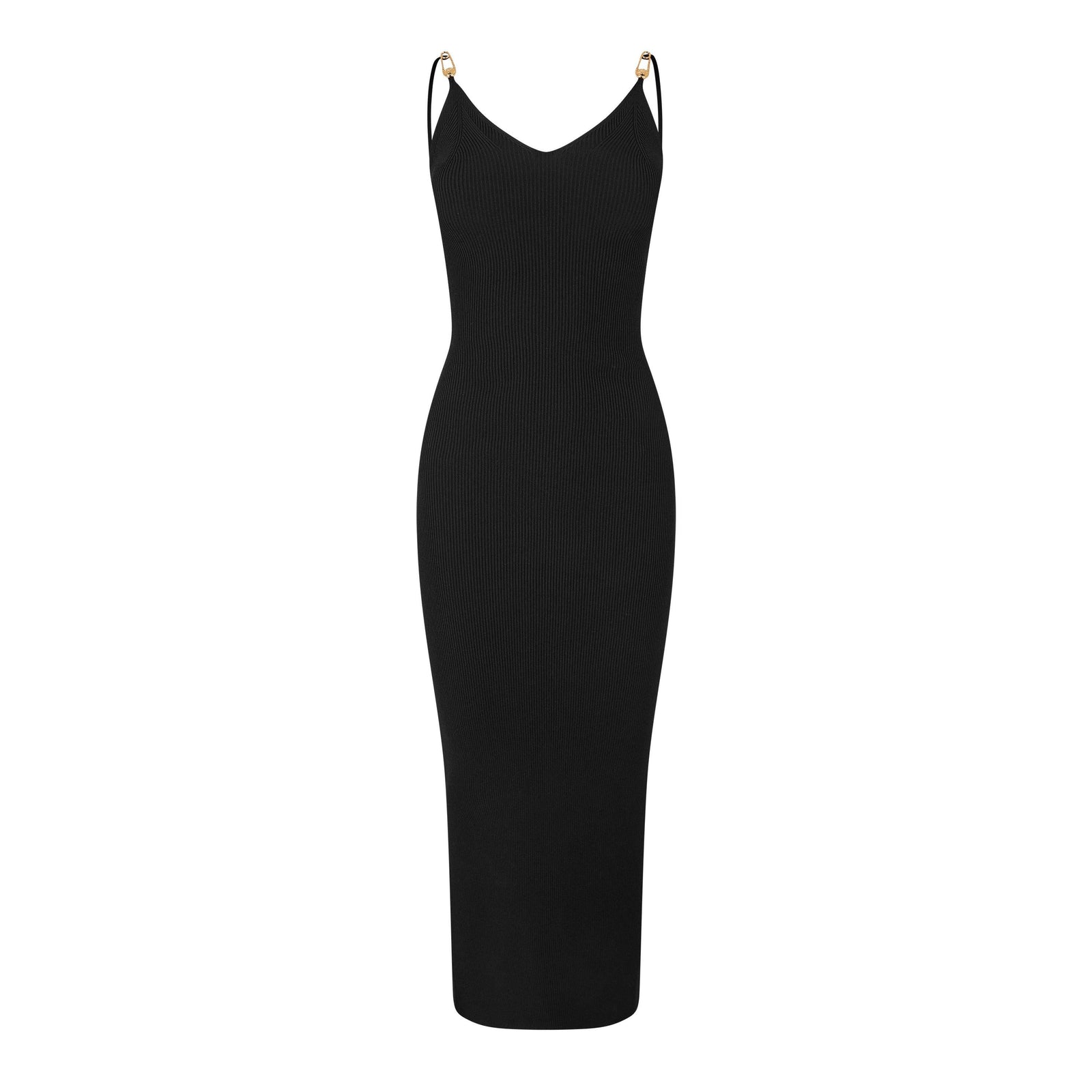 Embellished Stretch-Jersey Midi Dress