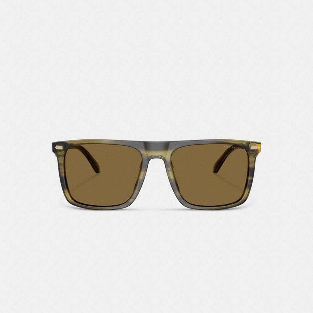 Flat Top Square Sunglasses