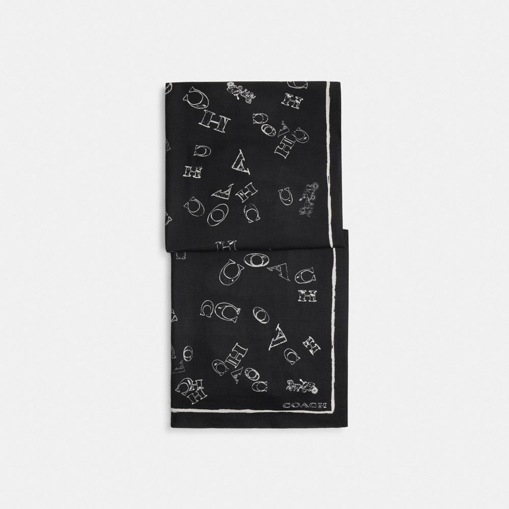 Scattered Coach Print Wrap