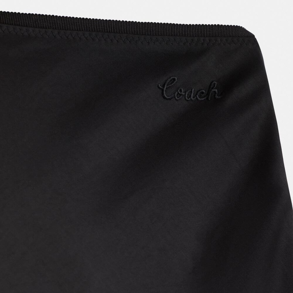 Restored Long Satin Midi Skirt