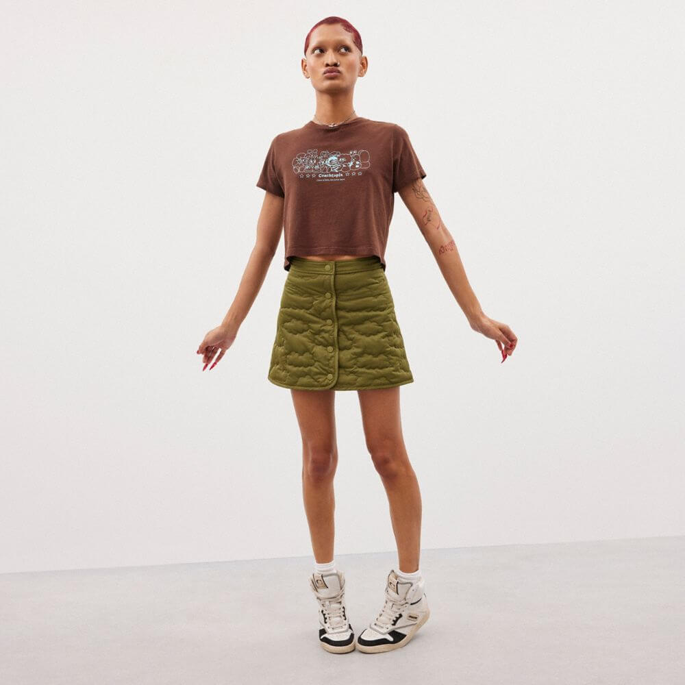 Coachtopia Loop Quilted Cloud Skirt