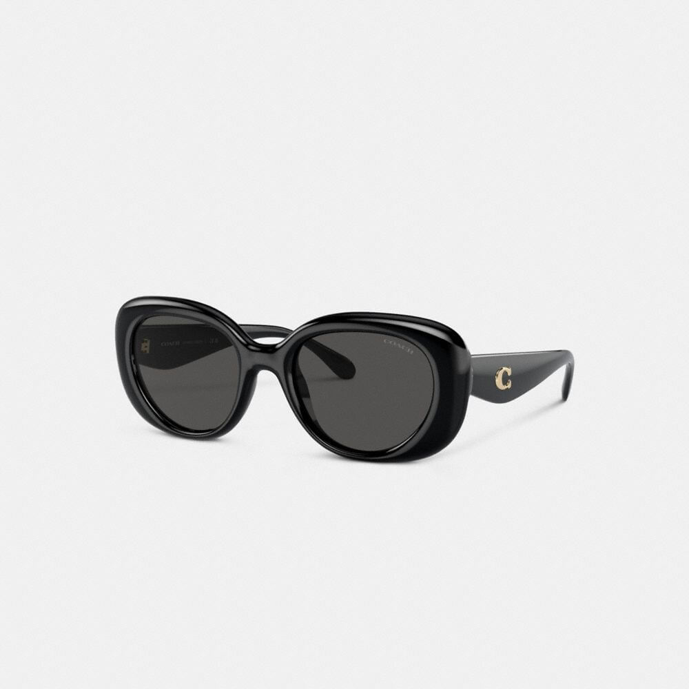 C Hardware Round Sunglasses