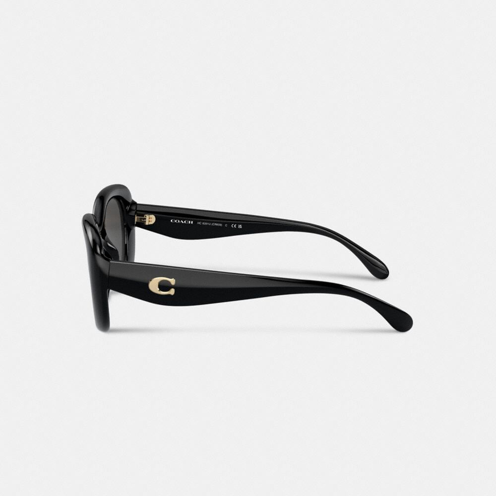 C Hardware Round Sunglasses