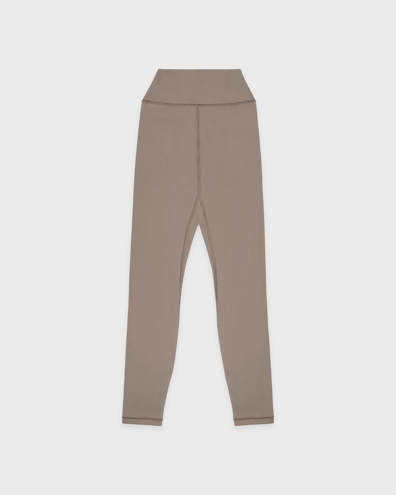 Signature Logo Legging - Hazelnut/White