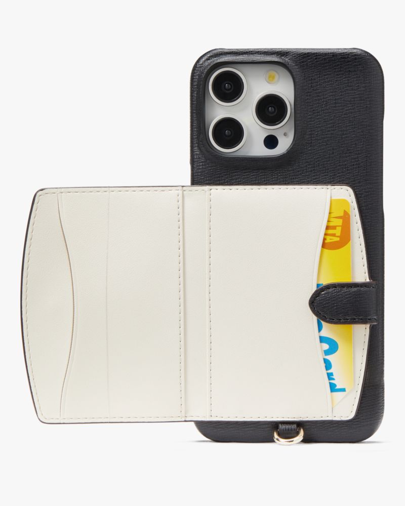 Morgan Colorblocked iPhone 15 Pro Max Cardholder Crossbody