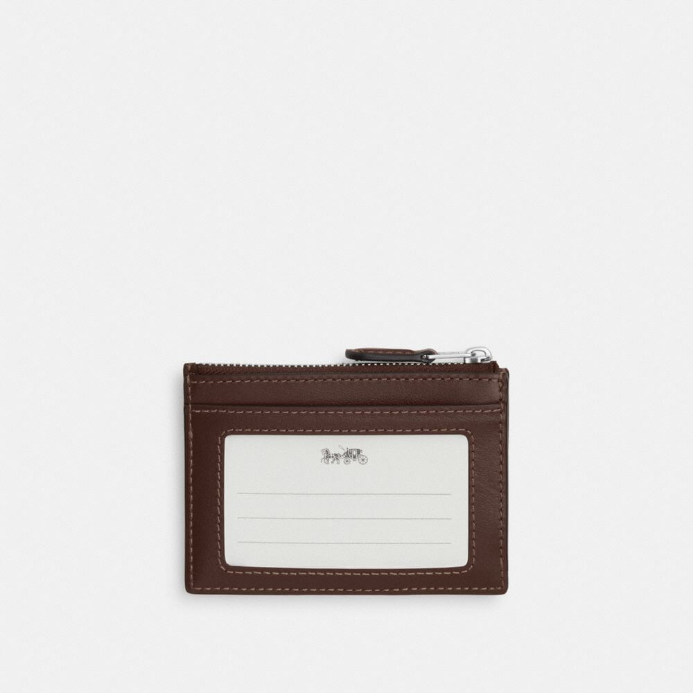 Mini Skinny Id Case In Signature Jacquard
