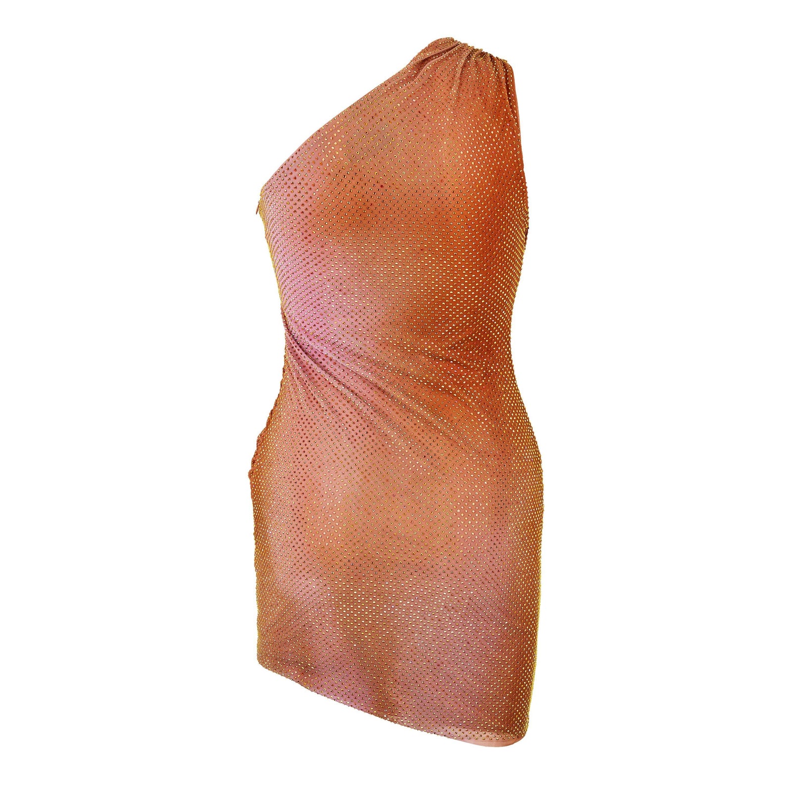 Rhinestone Mini Bodycon Dress