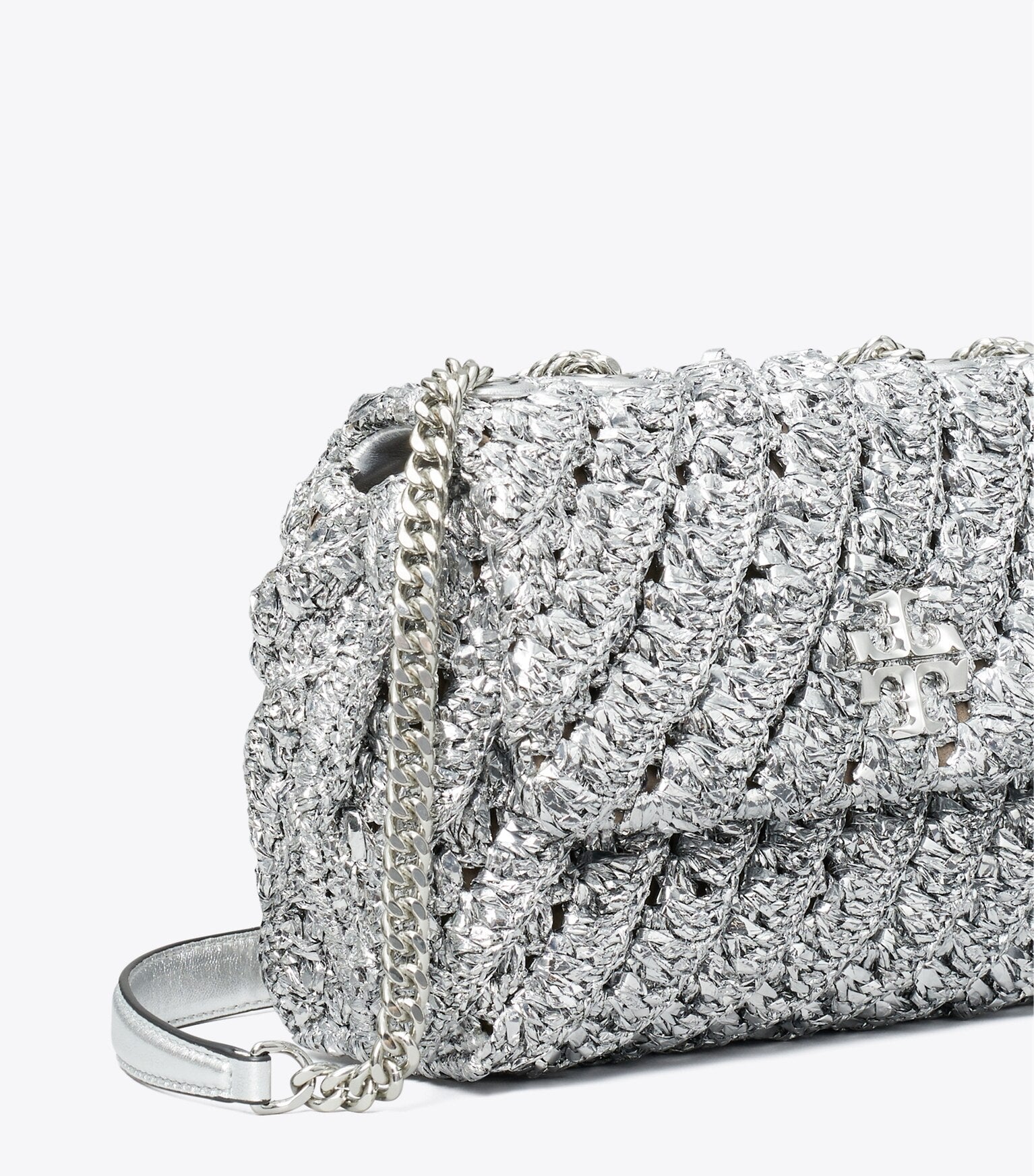 Small Kira Woven Shoulder Bag