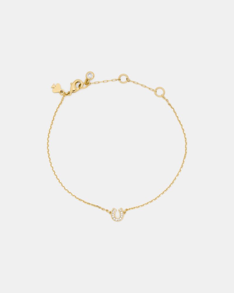You're A Gem Pave Horseshoe Bracelet