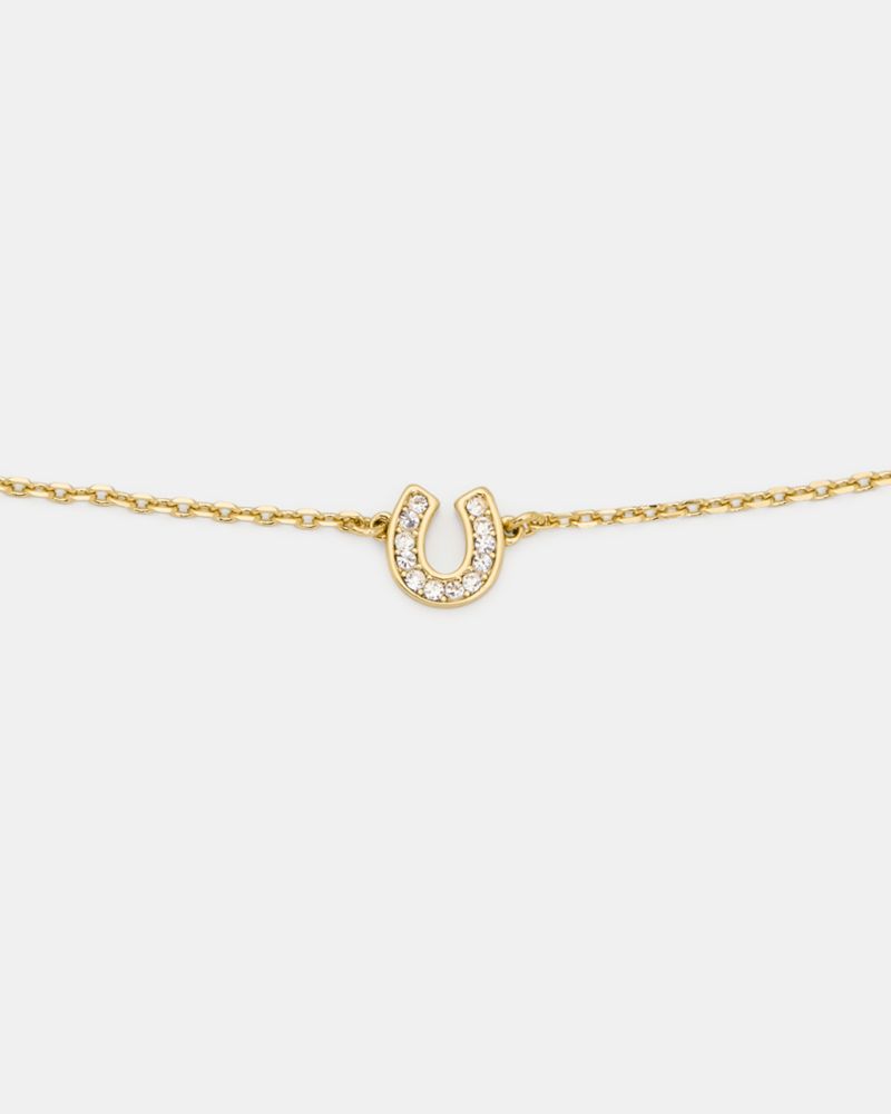 You're A Gem Pave Horseshoe Bracelet