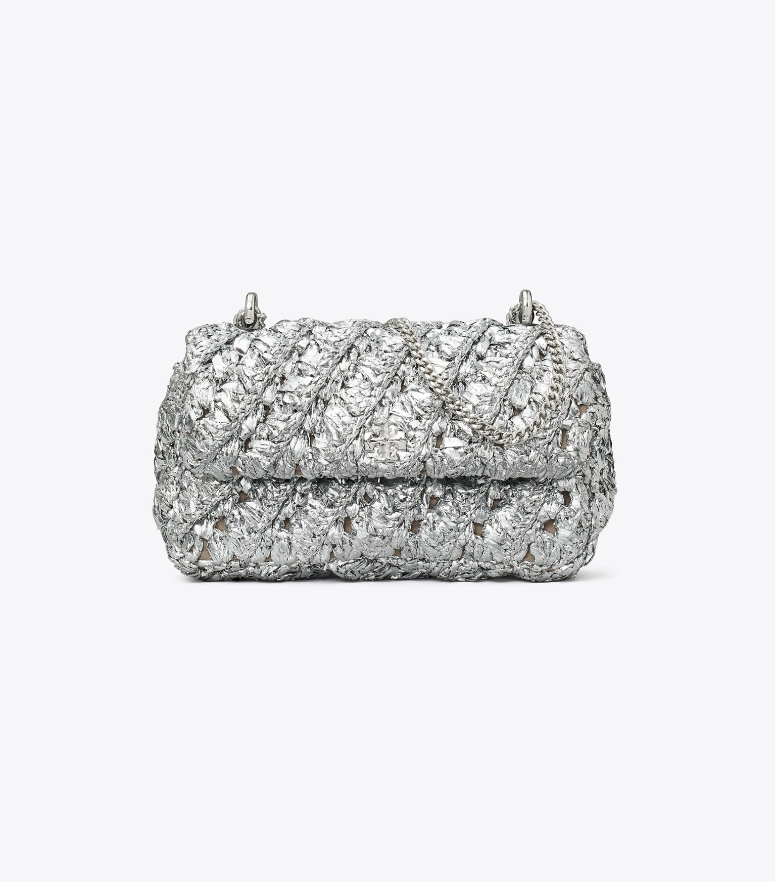 Mini Kira Woven Flap Bag