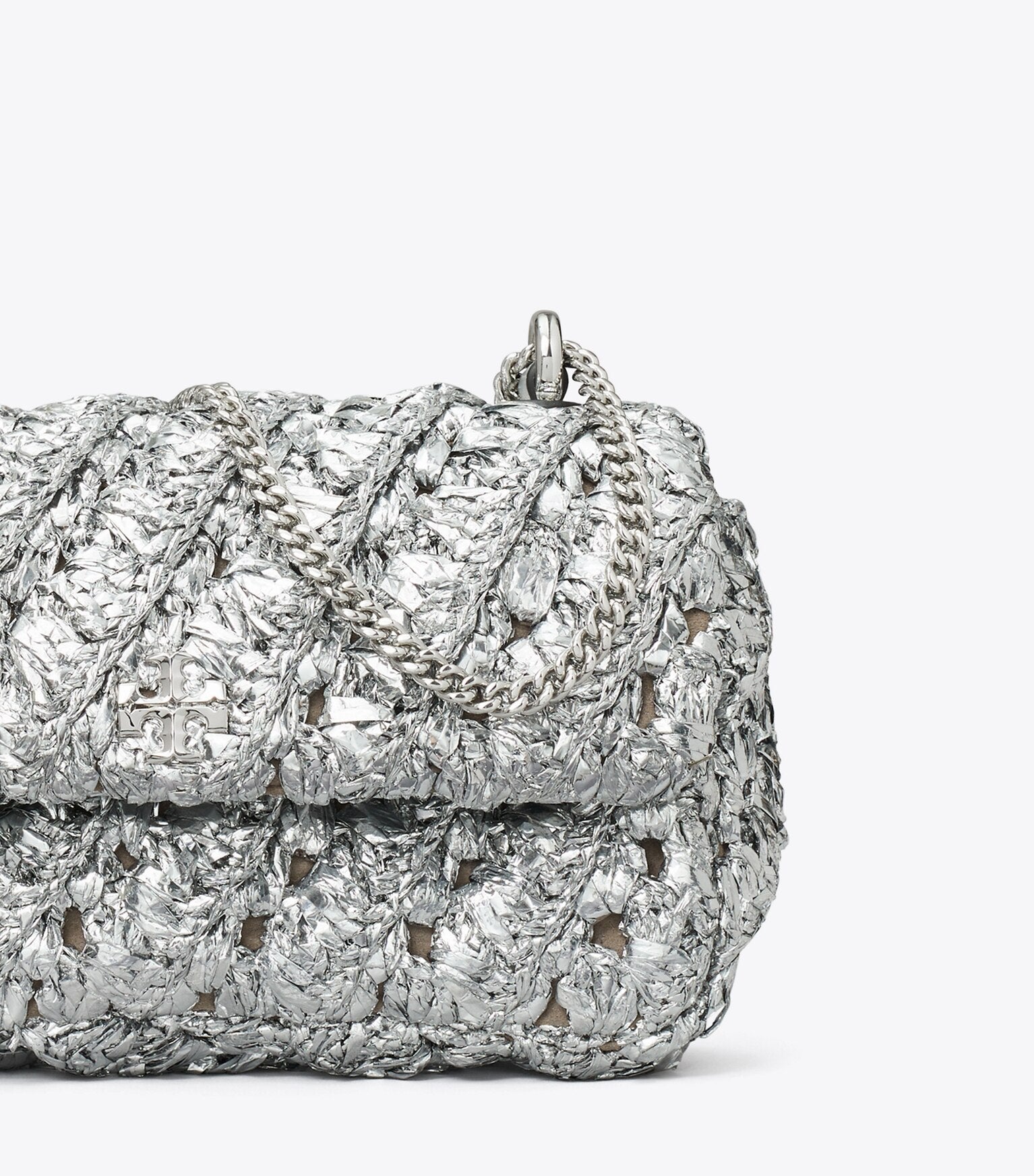 Mini Kira Woven Flap Bag