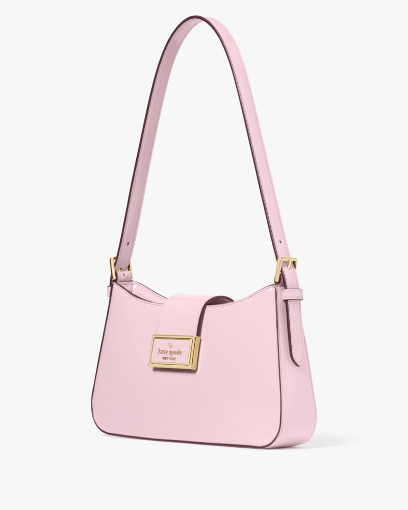 Reegan Patent Fabric Small Shoulder Bag