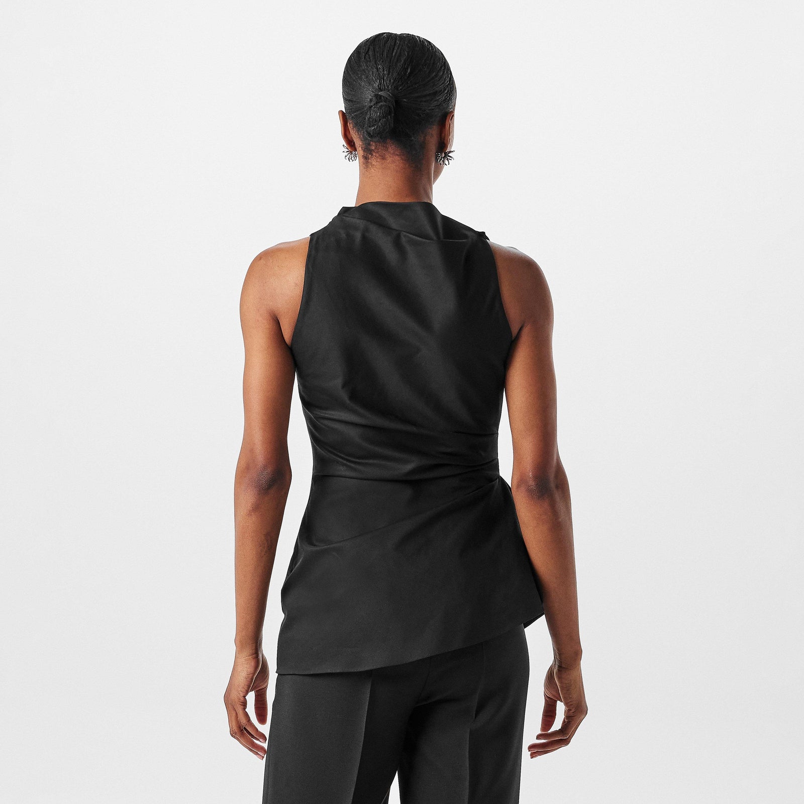 Cotton Peplum Top