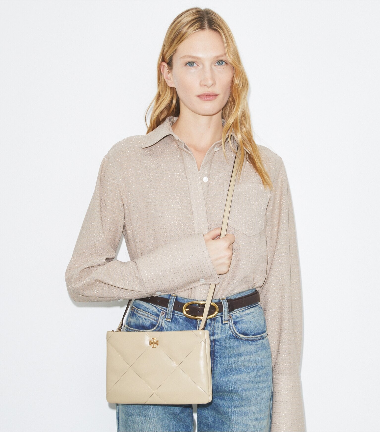 Kira Diamond Quilt Crossbody Bag