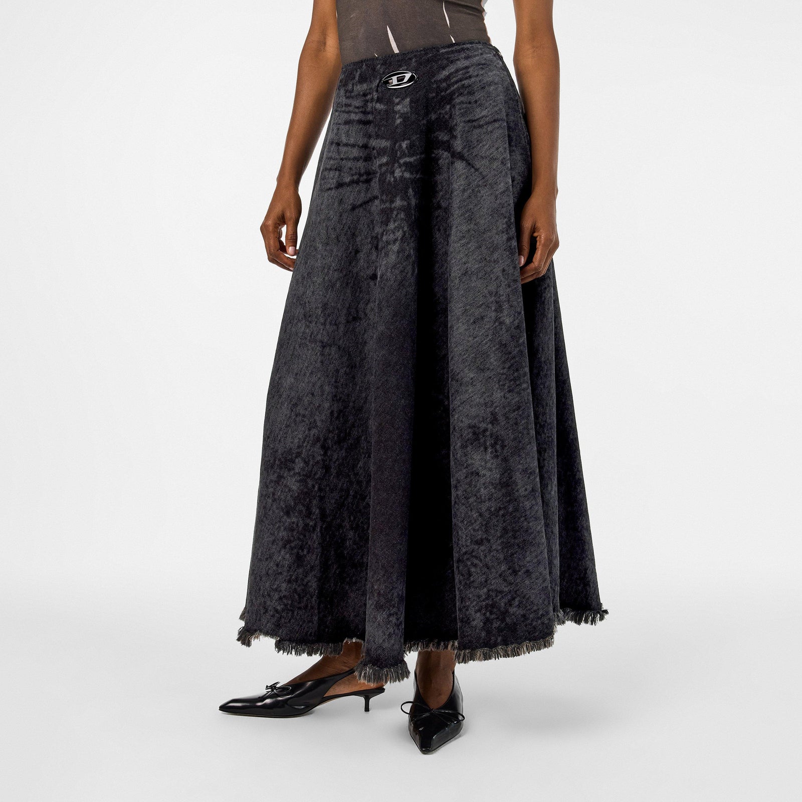 De-Hannie-Fsh Denim Skirt