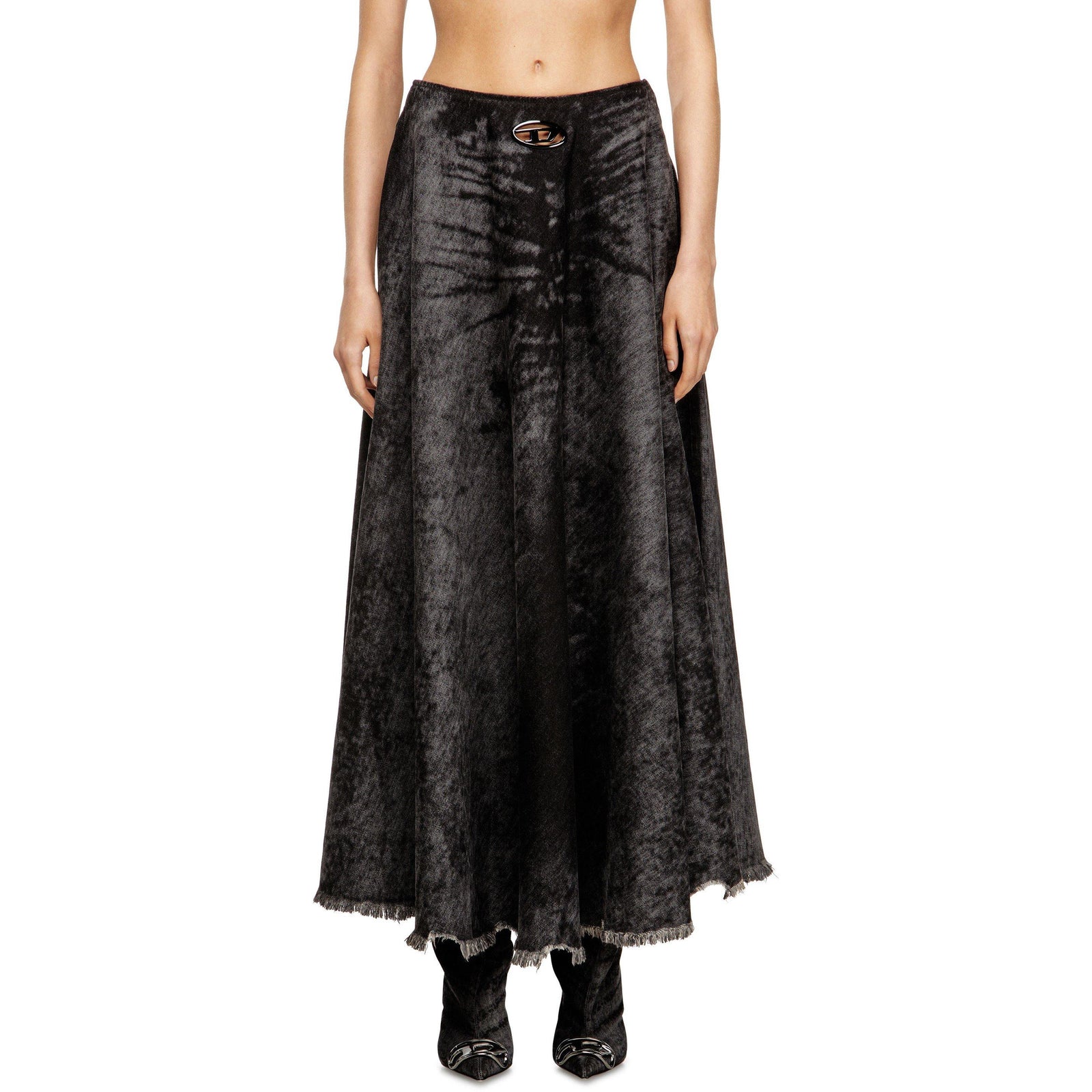 De-Hannie-Fsh Denim Skirt