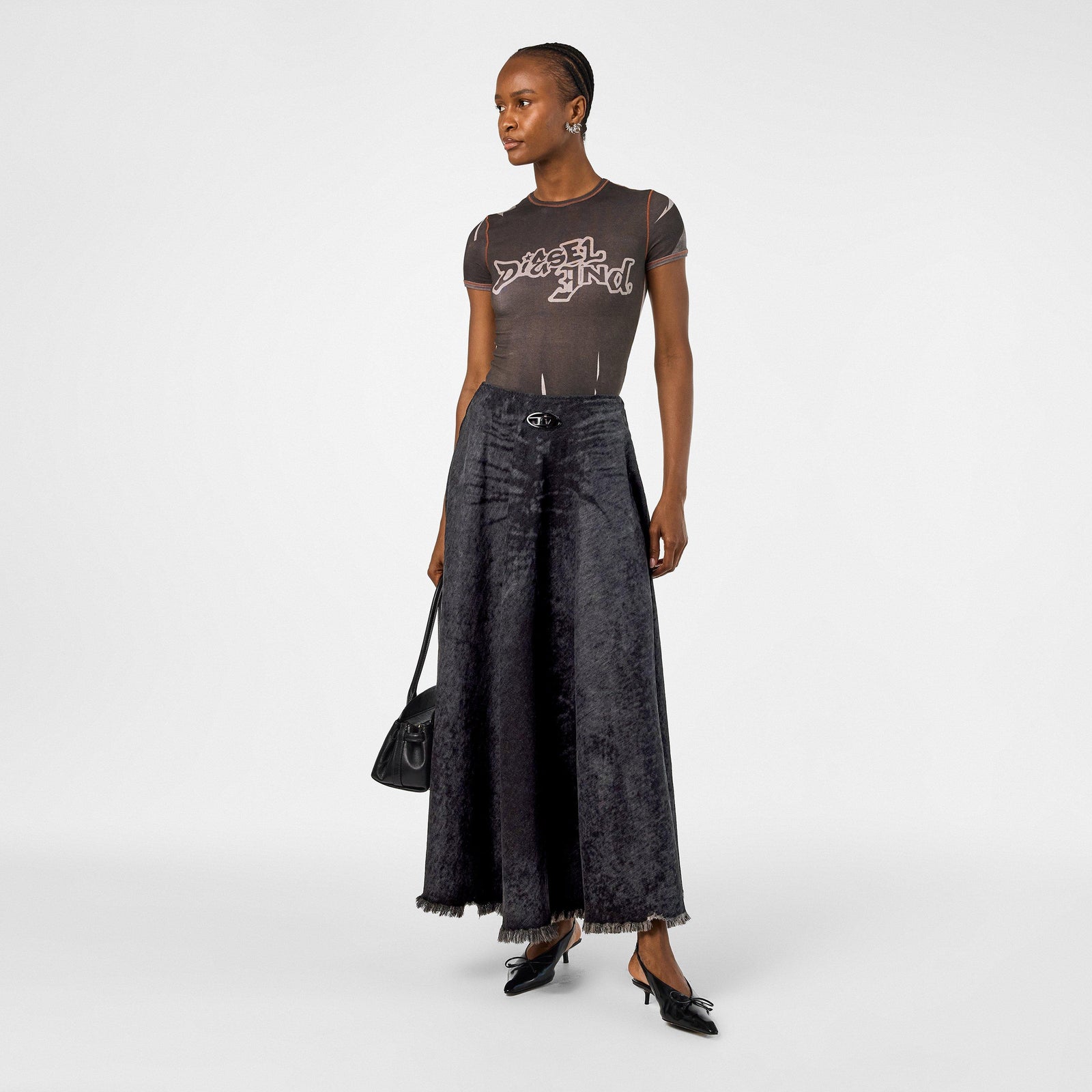 De-Hannie-Fsh Denim Skirt