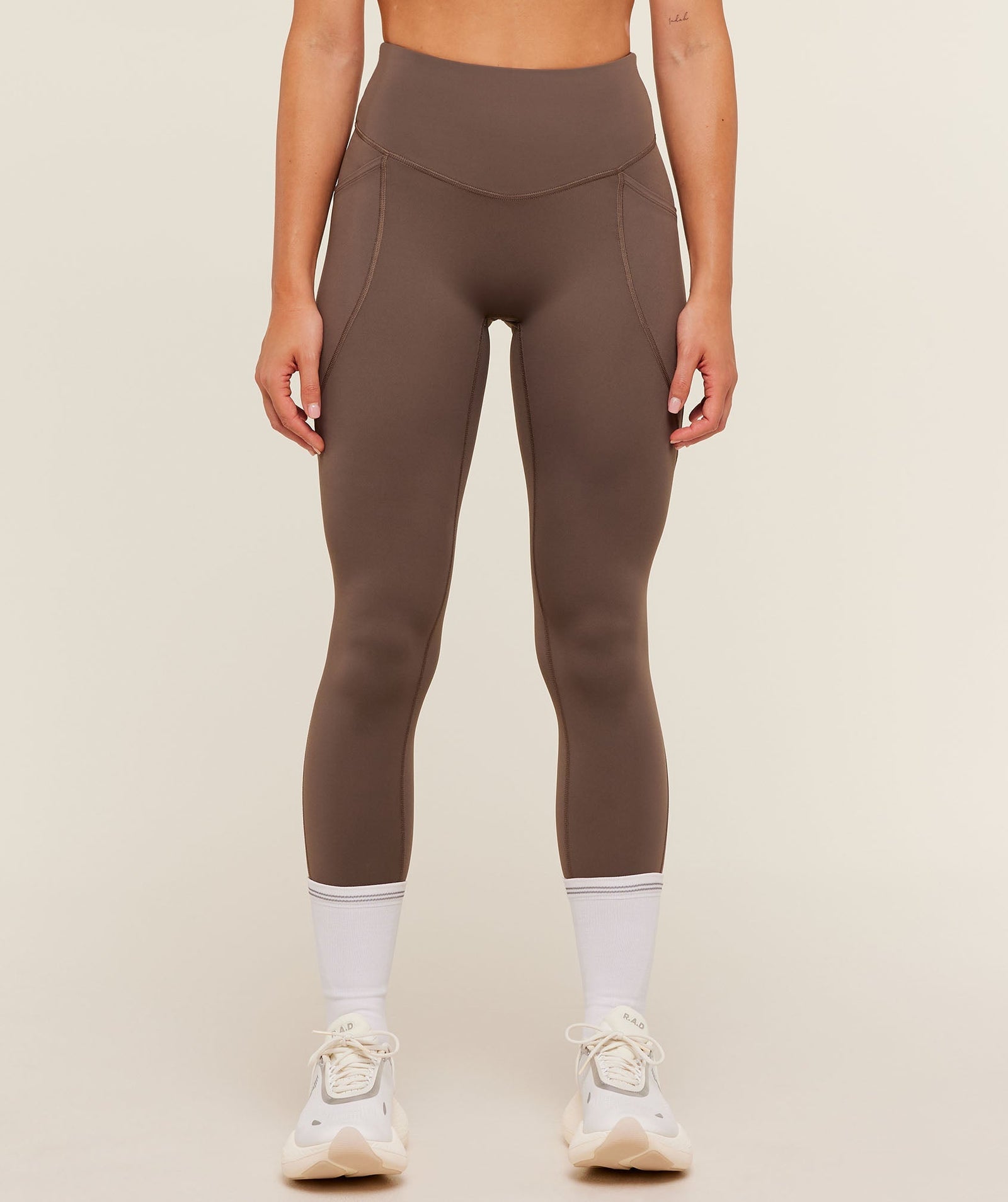 Gymshark Running Pocket Leggings - Camo Brown