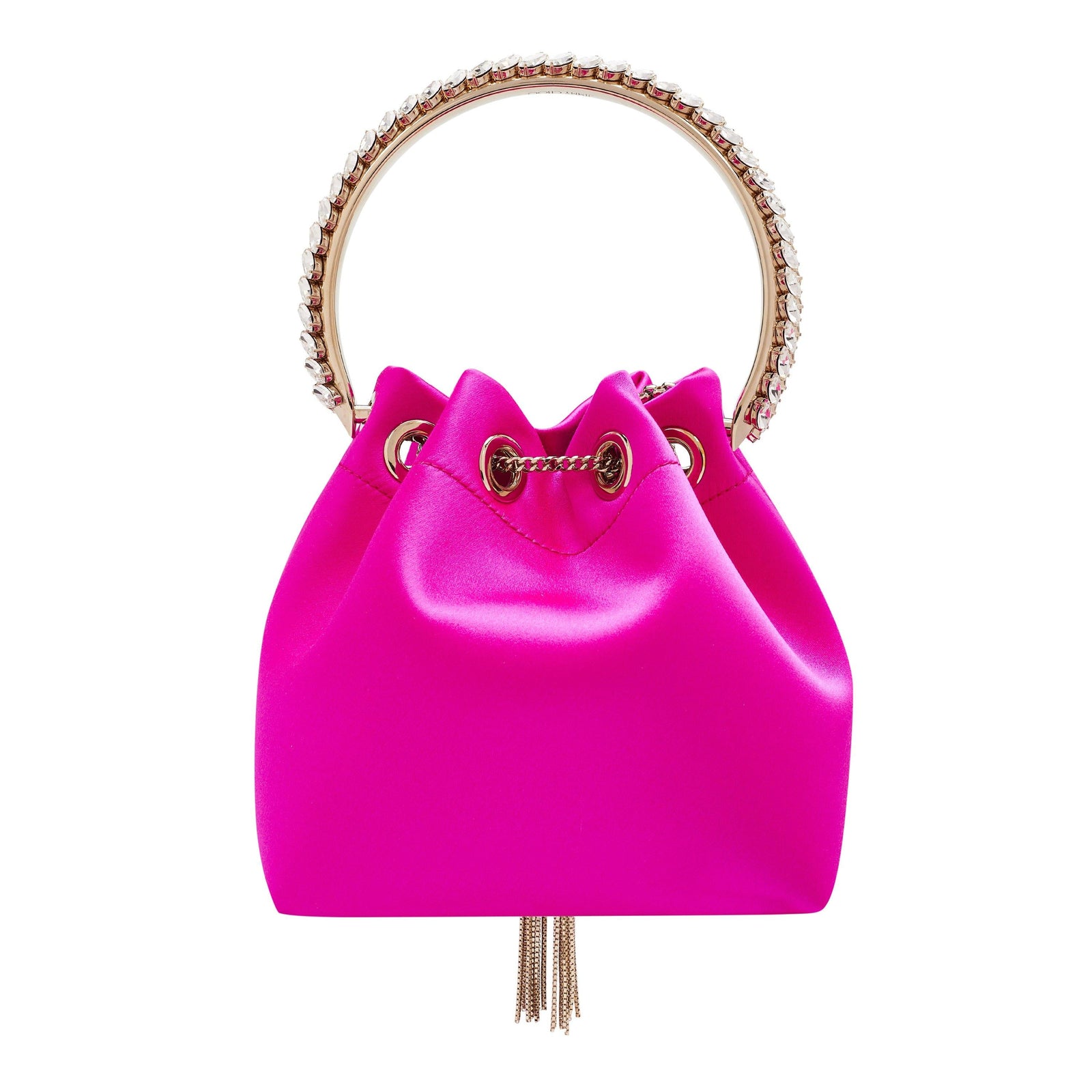 Bon Bon Satin Top-Handle Bag