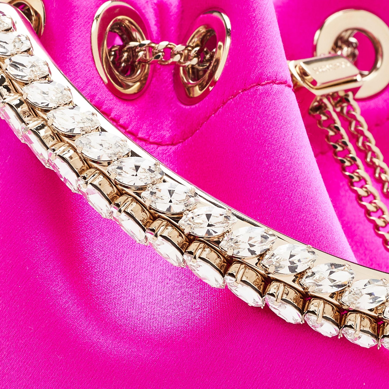Bon Bon Satin Top-Handle Bag