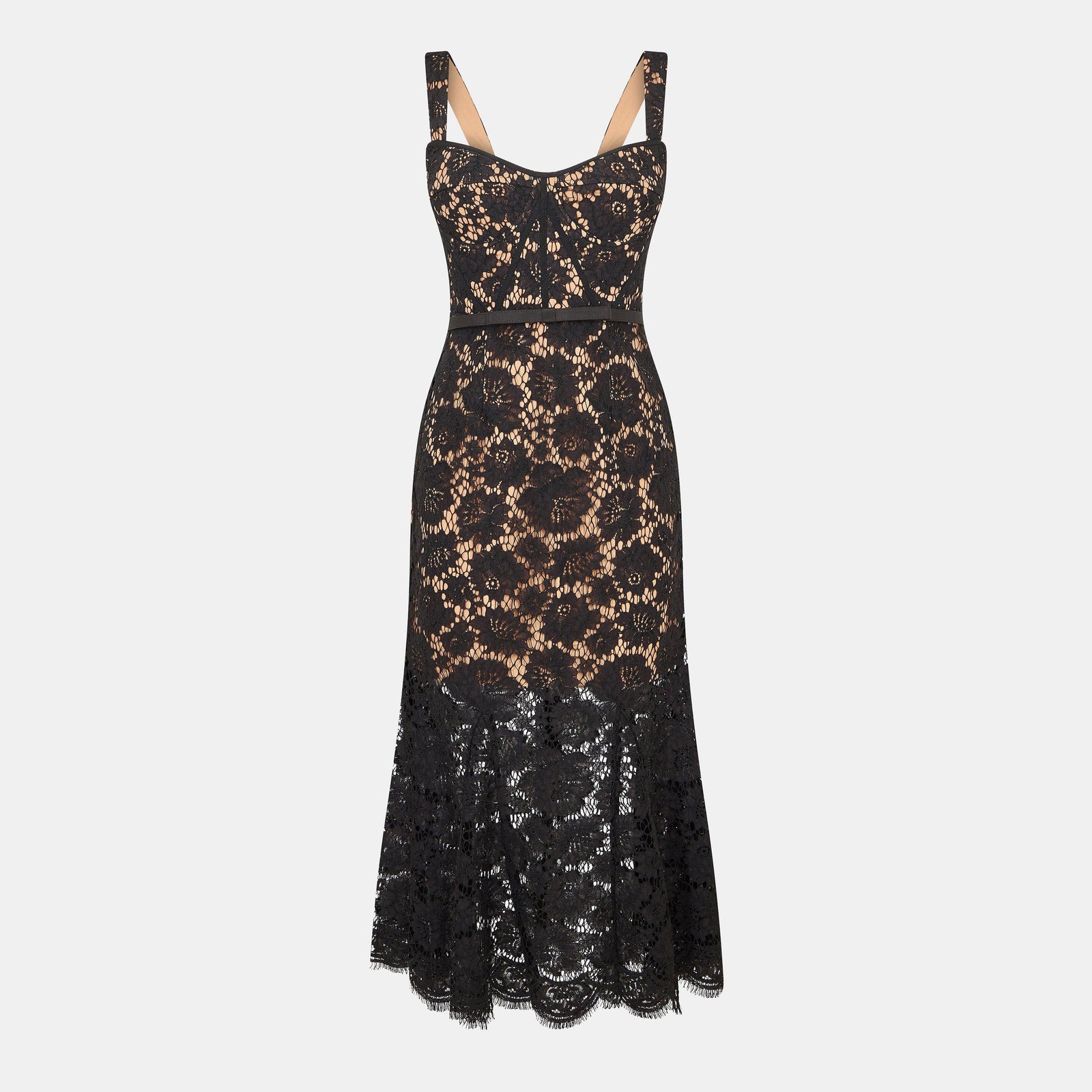 Fine Lace Bodycon Dress