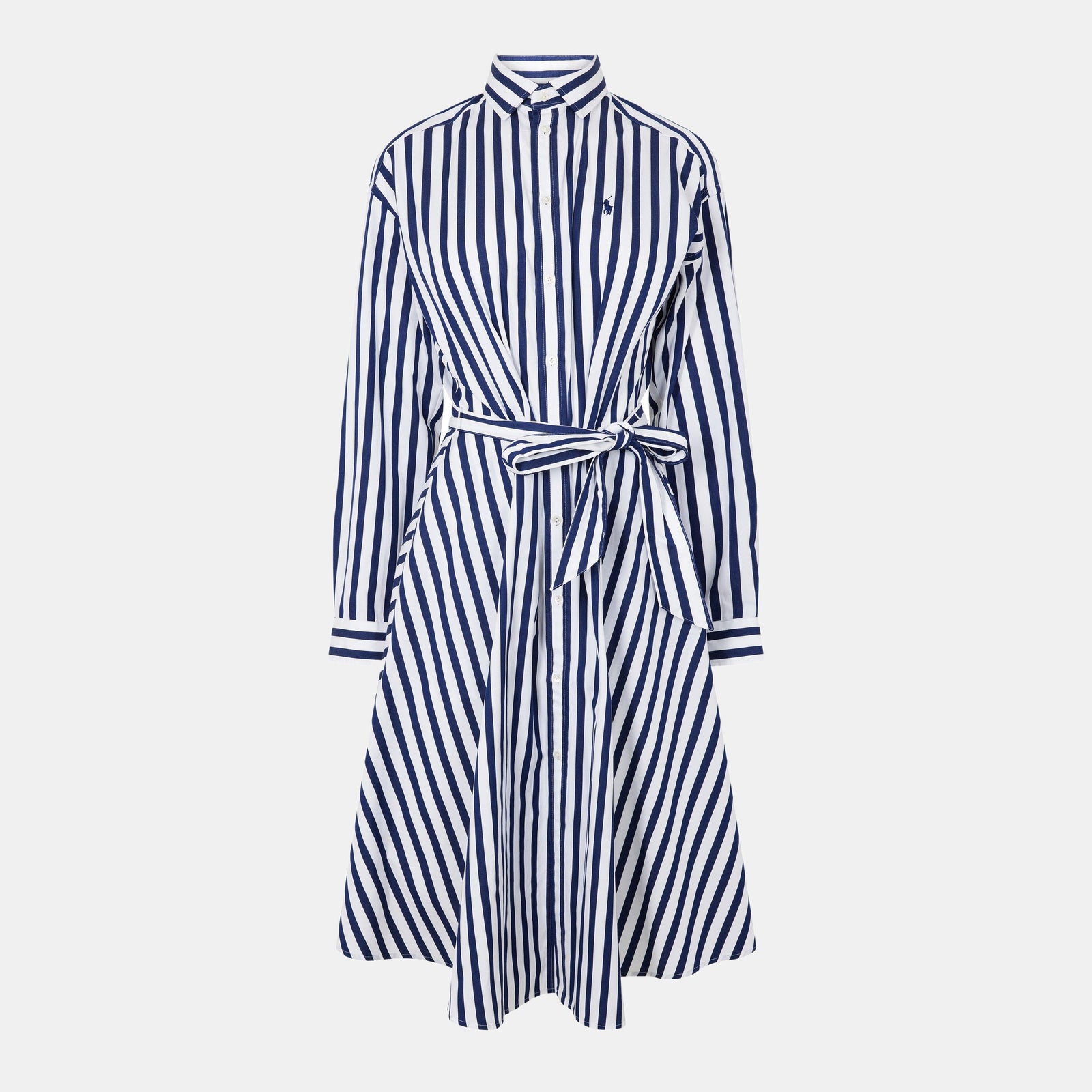 Ela Belted Shirt Dress