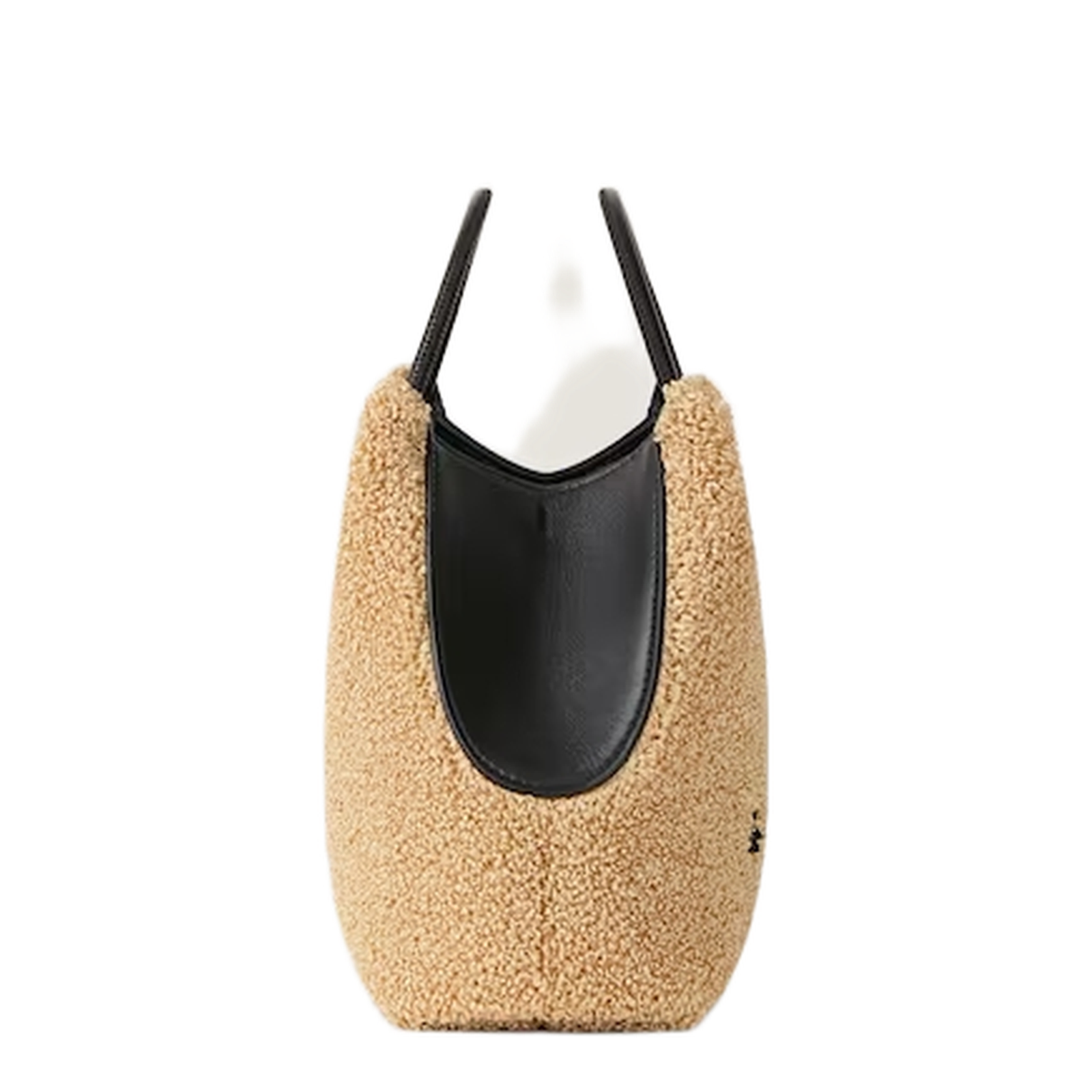 Facet Nano Sponge Raffia Tote - Natural