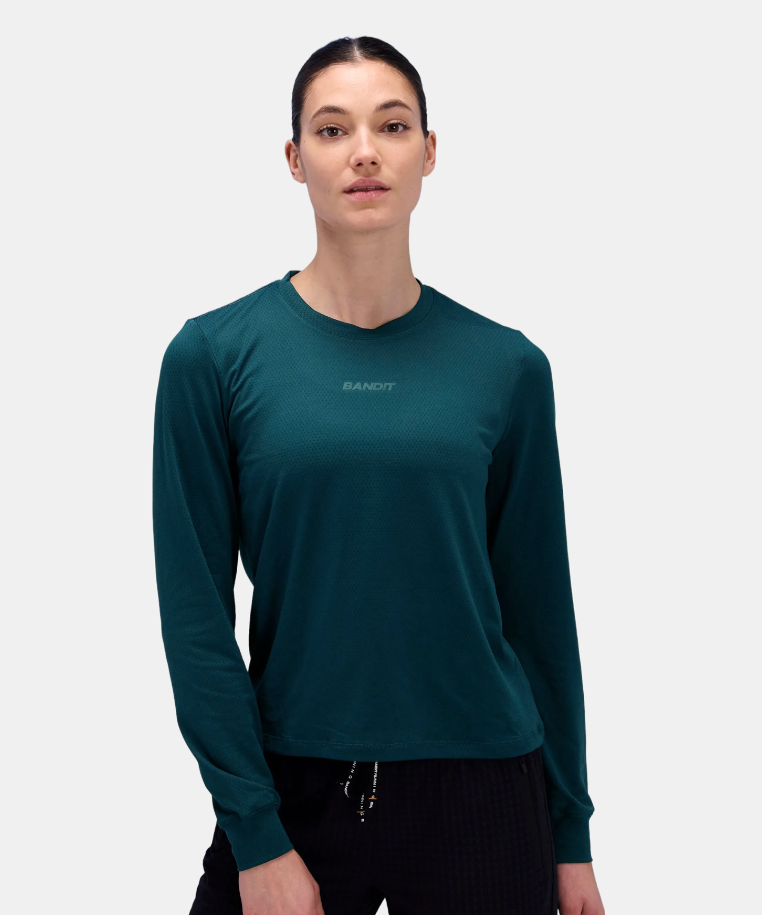 Bandit Womens Micromesh Long Sleeve Tee Storm