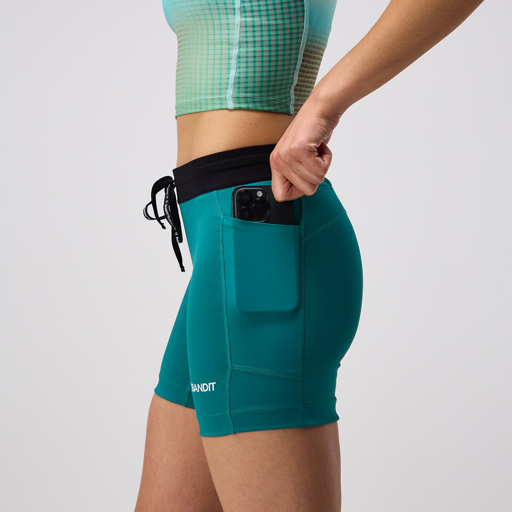 Bandit Stamina 5 Womens Compression Shorts Gulfstream