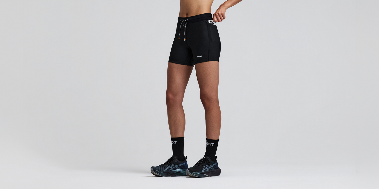 Bandit Cadence 5 Womens Compression Shorts Black