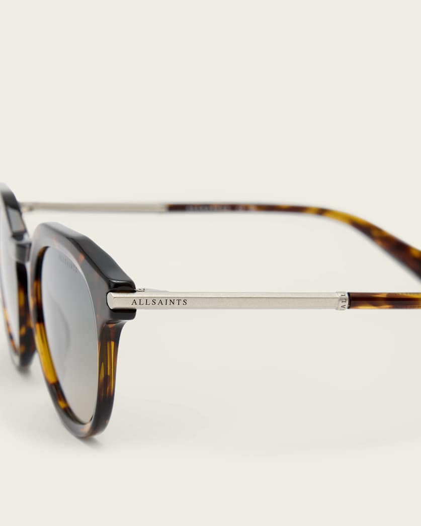 AllSaints Van Panto Framed Sunglasses Women's Dark Tort Women's