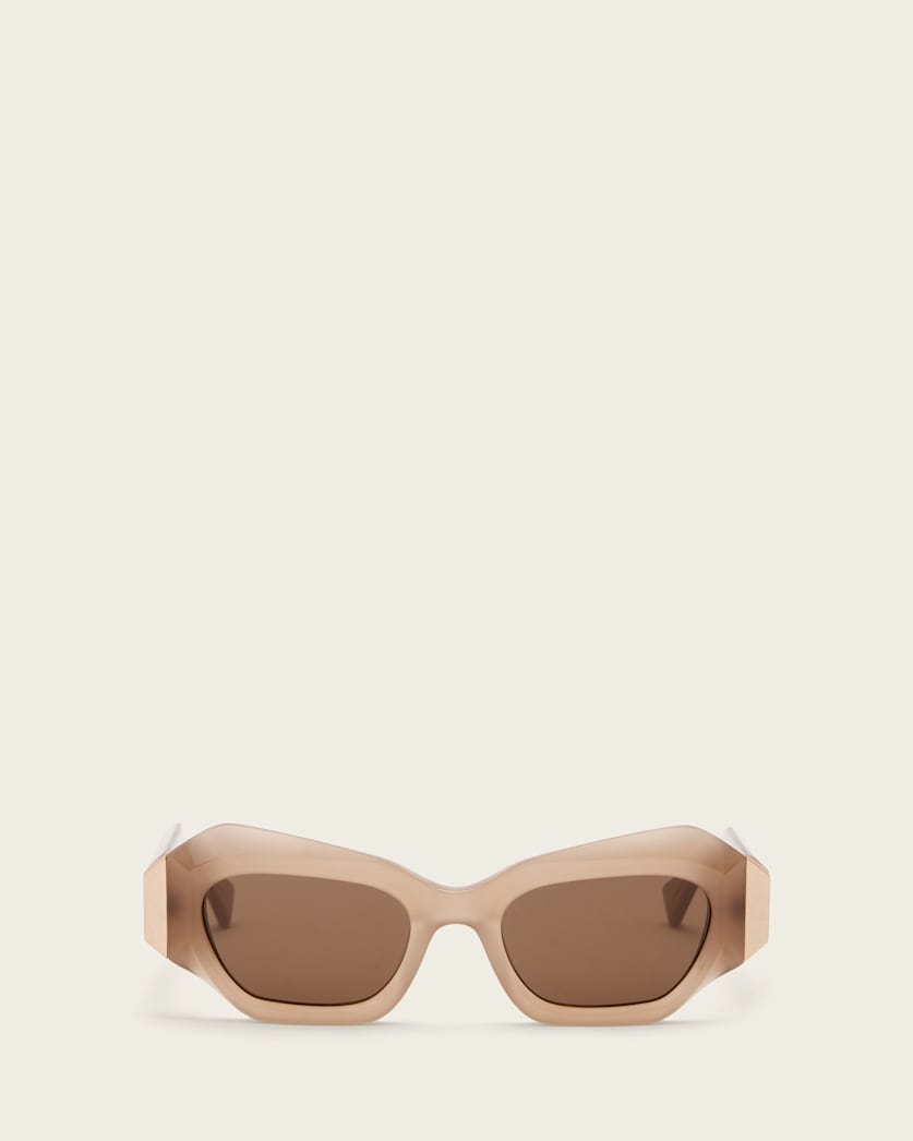 AllSaints Thea Cat Eye Sunglasses Women's Gloss Creme Women's