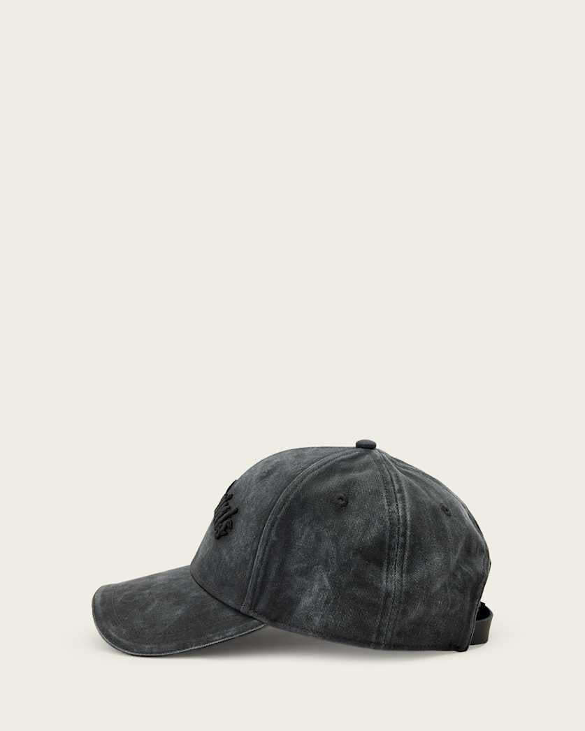 AllSaints Odyssey Washed Baseball Cap Women's Washed Black Women's