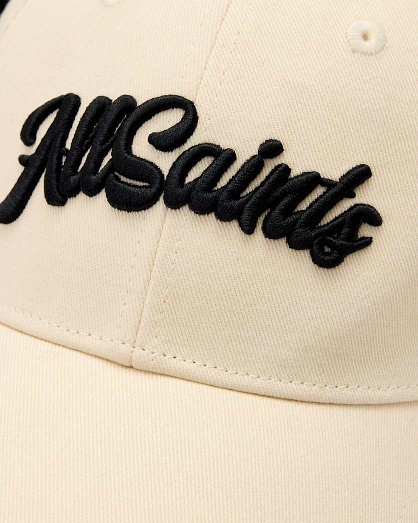 AllSaints Odyssey Baseball Cap Women's Pebble White Women's